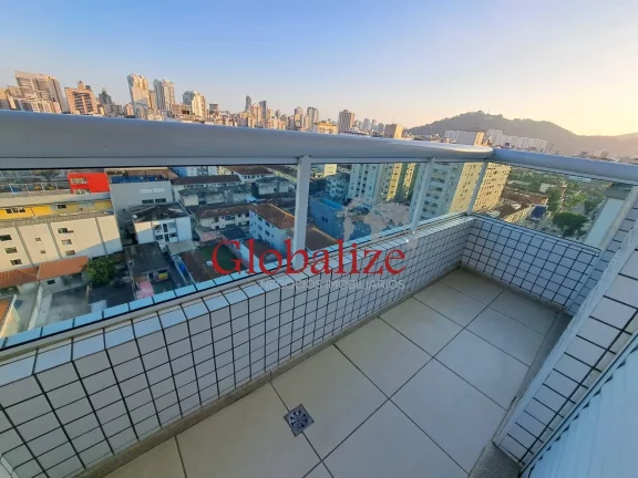 Imagem Apartamento à venda com 87m², 2 quartos, 1 suíte, varanda gourmet, piscina, 2 vagas demarcadas por R$870.000,00 no Campo Grande em Santos