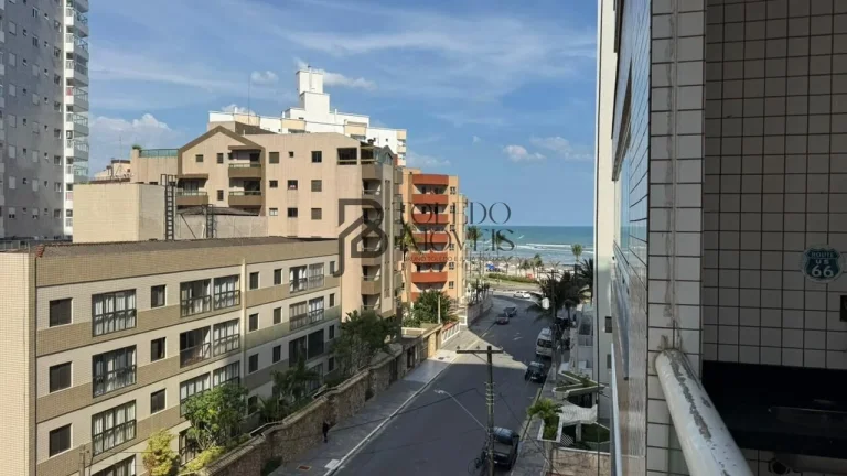 Imagem Apartamento 02 dormitórios sendo 01 suíte com 93m² com 01 vaga de garagem - Vista mar e Sol manhã