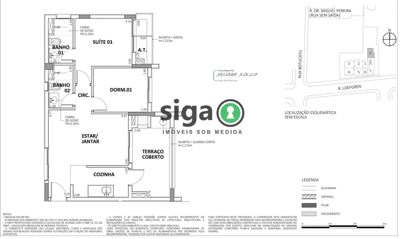 Imagem Apartamento de 67m² 2 quartos sendo 1 suíte - 1 vaga - Vila Clementino - São Paulo/SP