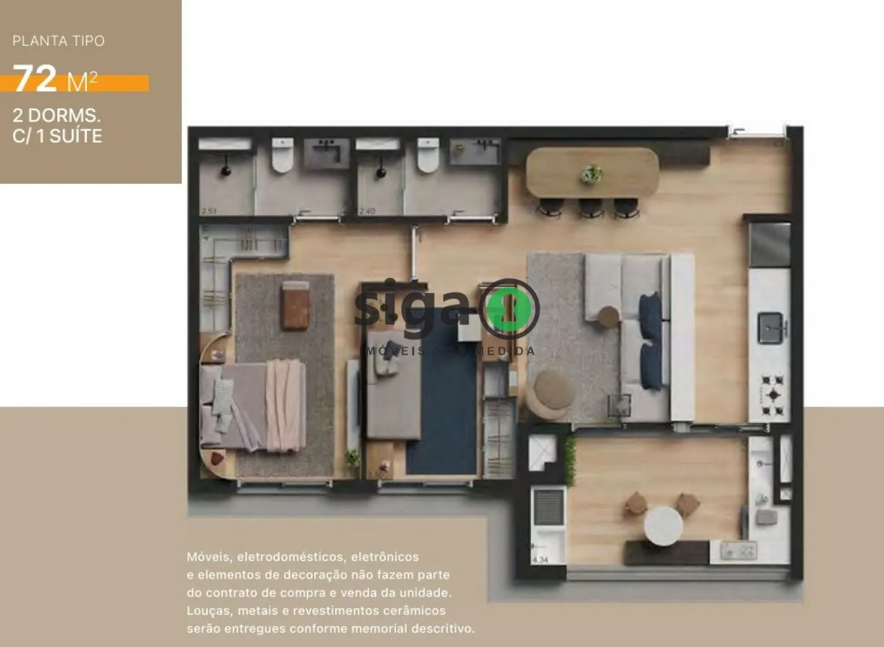 Imagem Apartamento para venda na Vila Mariana, São Paulo - SP