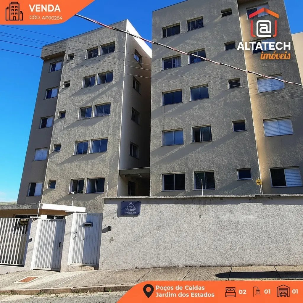 Imagem Apartamento 2 quartos à venda em Jardim dos Estados, Poços de Caldas