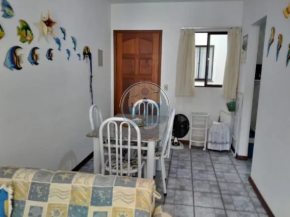 Imagem Apto à venda em Ubatuba-SP, Praia Grande: 1 quarto, 2 salas, 1 banheiro, 1 vaga, 40m² de área.