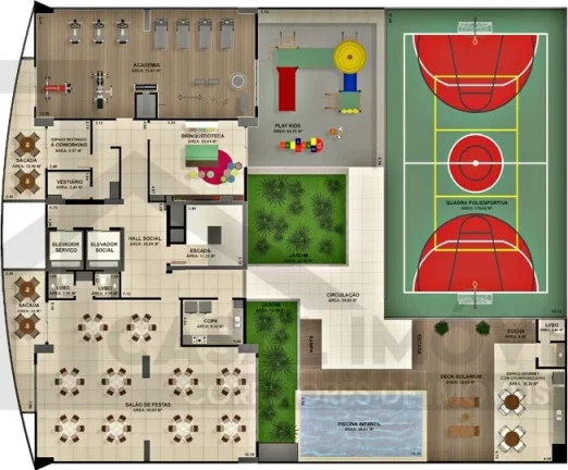 Imagem CASAL IMÓVEIS VENDE WAY BATISTA CAMPOS APARTAMENTOS 2 OU 3 QUARTOS COM SUÍTE + VARANDA GOURMET 1 OU 2 VGS 84,85 M2