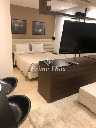 Imagem Flat disponível para locação no Staybridge Suítes São Paulo, com 38m², 1 dormitório e 1 vaga