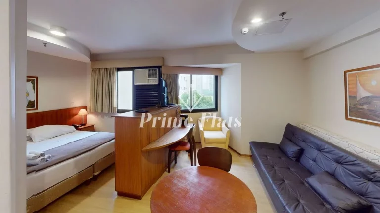 Imagem Apartamento disponível para venda no Hotel Premium Flats Berrini no Brooklin, com 33m² e 1 dormitório