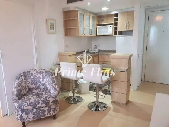 Imagem Flat disponível para vrnda no Ninety Hotel, com 55m², 2 dormitórios e 2 vagas