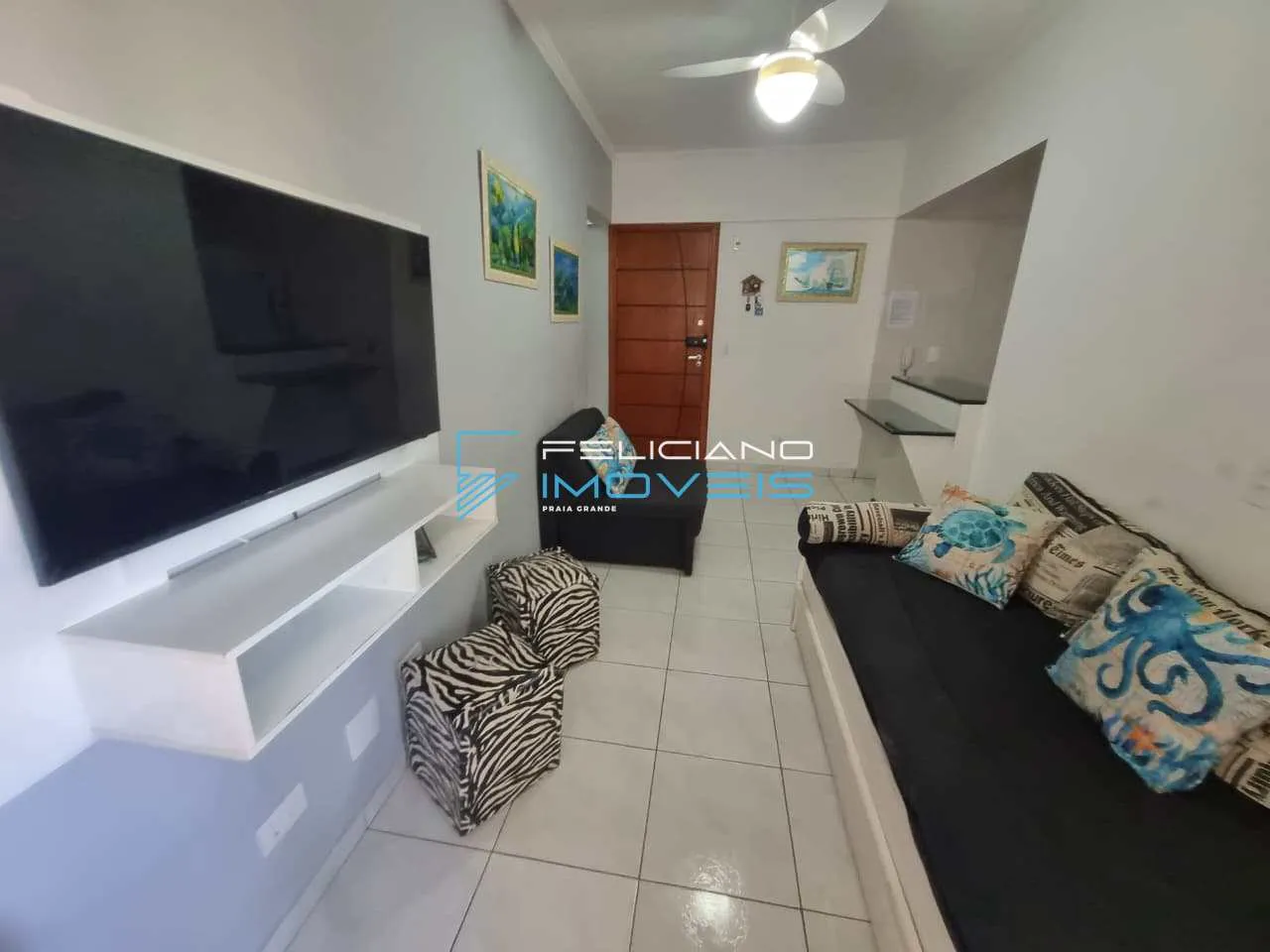 Imagem Apartamento com 1 quarto, Guilhermina, Praia Grande - R$ 355 mil, Cod: 7268