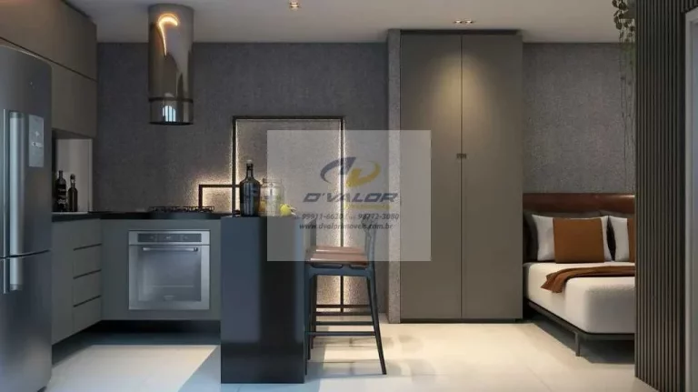 Imagem Vendo Apartamentos de 23m² à 59m², com 1 ou 2 quartos, varanda gourmet e 1 vaga