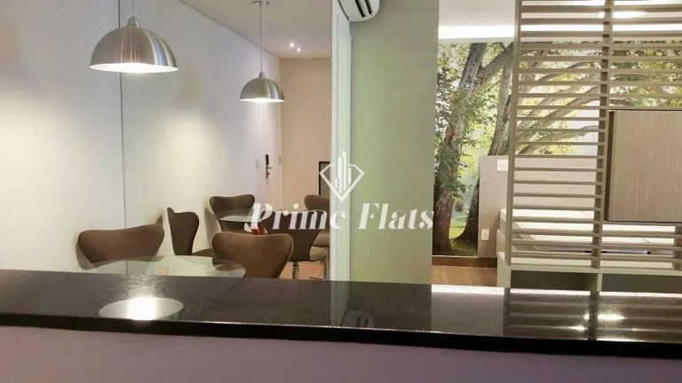 Imagem Flat disponível para locação no BHD Brooklin, com 49m², 1 dormitório e 1 vaga de garagem