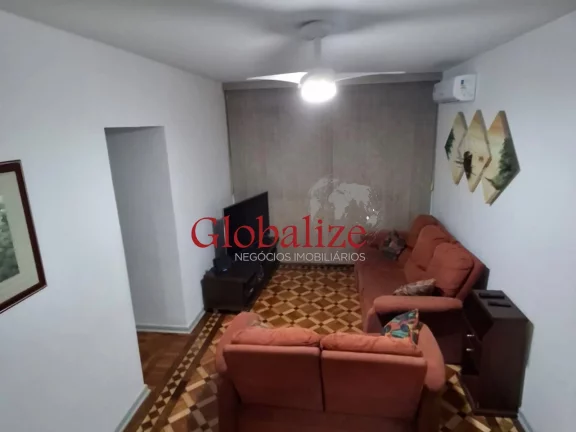 Foto do imóvel Apartamento à venda com 66,7m², 2 quartos, sala ampla, vaga coletiva por R350.000,00 no Embaré em Santos