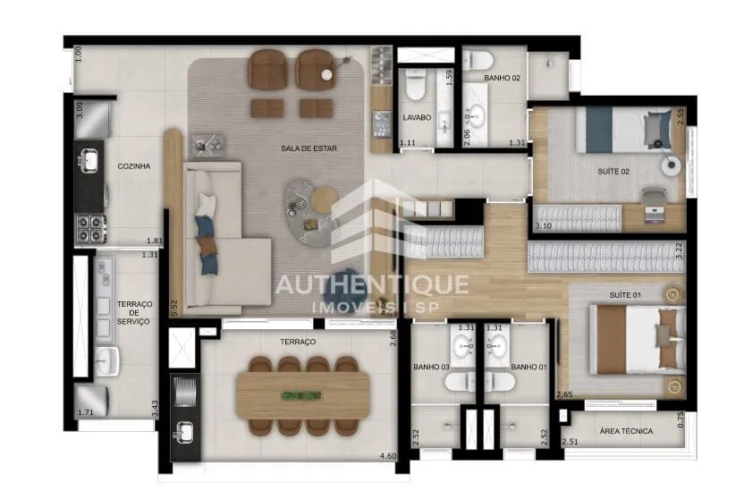 Imagem VITRINE TATAUPE - Apartamento à venda no bairro Tatuapé - São Paulo/SP, Zona Leste