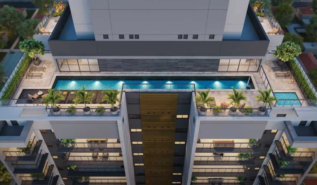 Imagem Edifício Haute Brooklin by ez, apartamento com 4 quartos em Brooklin São Paulo SP, apartment in São Paulo Brazil, apartamento 4 suítes em Brooklin Sp