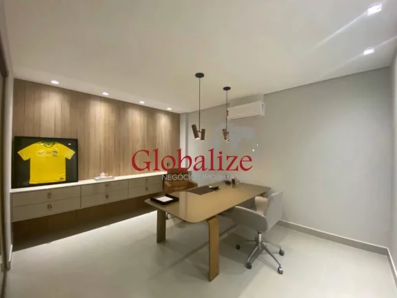Imagem Sala comercial à venda com 100m², 1 vaga, recepção por R$480.000,00 na Vila Mathias em Santos