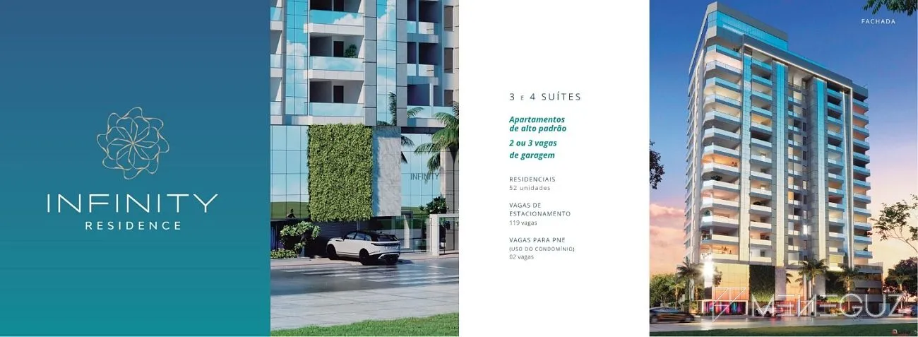 Imagem Lançamento Infinity Residence da JCC Construtora é um empreendimento de alto padrão localizado na Praia da Cerca, em Guarapari.