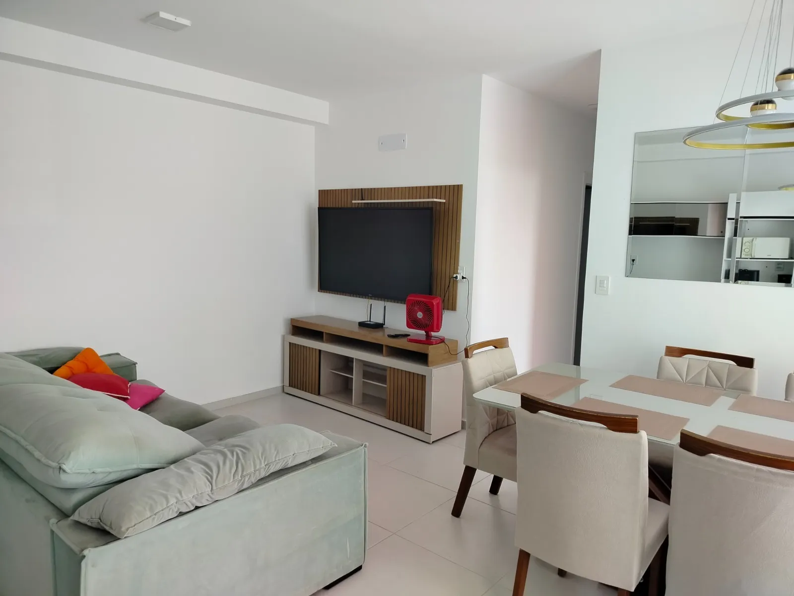 Imagem Apartamento Mobiliado com Três Dormitorios no Coração do Parque Campolim