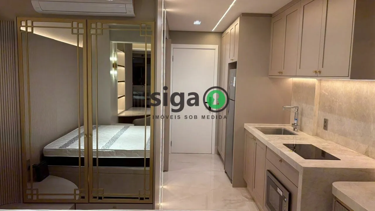 Imagem Studio Mobiliado no Brooklin - com Vista Livre!