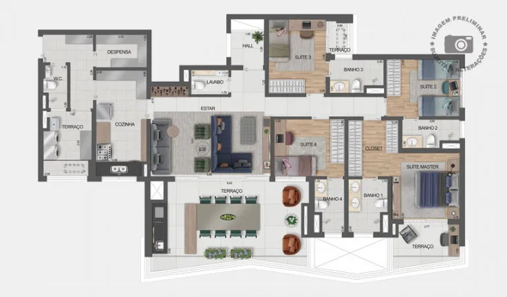 Imagem Apartamento com 4 Quartos à Venda, 175 m² em Paraíso - São Paulo