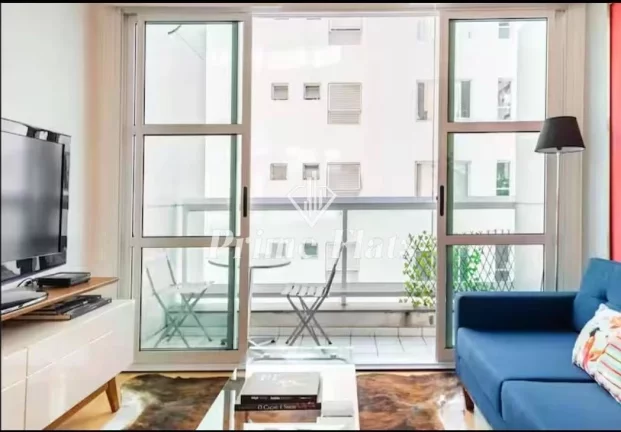 Imagem Flat disponível para locação no Condomínio Edifício Moema Loft, com 45m², 1 dormitório e 1 vaga de garagem