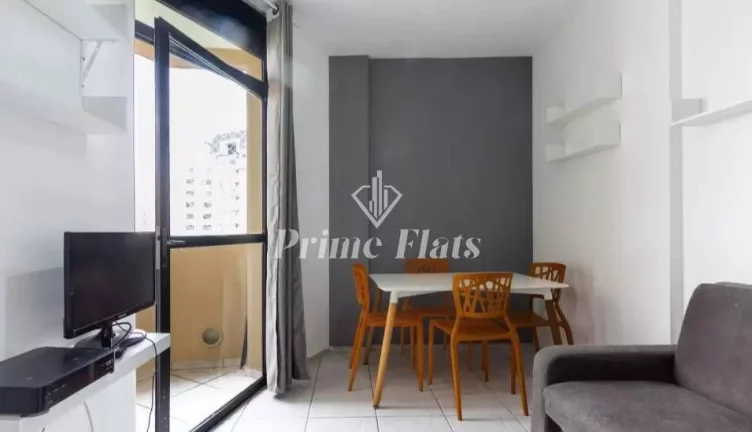 Imagem Flat disponível para venda no Condomínio Edifício Moema Studium, com 35m², 1 dormitório e 1 vaga