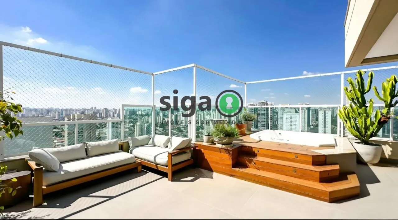 Imagem Cobertura Duplex à venda no Brooklin | 357m² | 4 suítes | 5 vagas