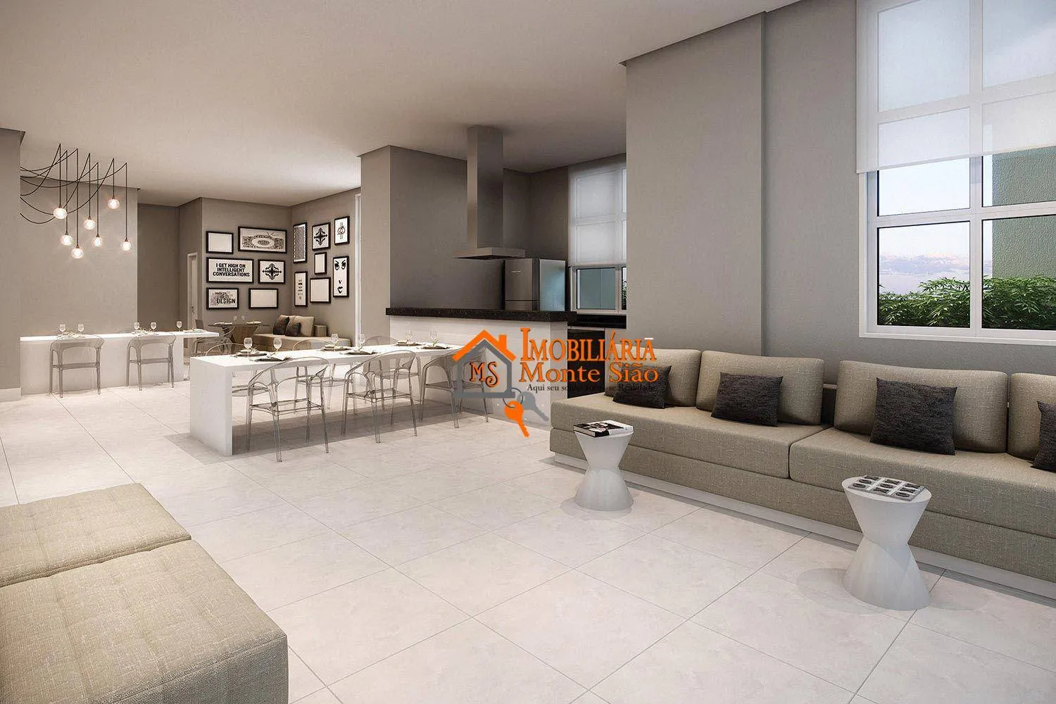 Imagem Apartamento com 2 dormitórios à venda, 56 m² por R$ 528.424,00 - Jardim Flor da Montanha - Guarulhos/SP
