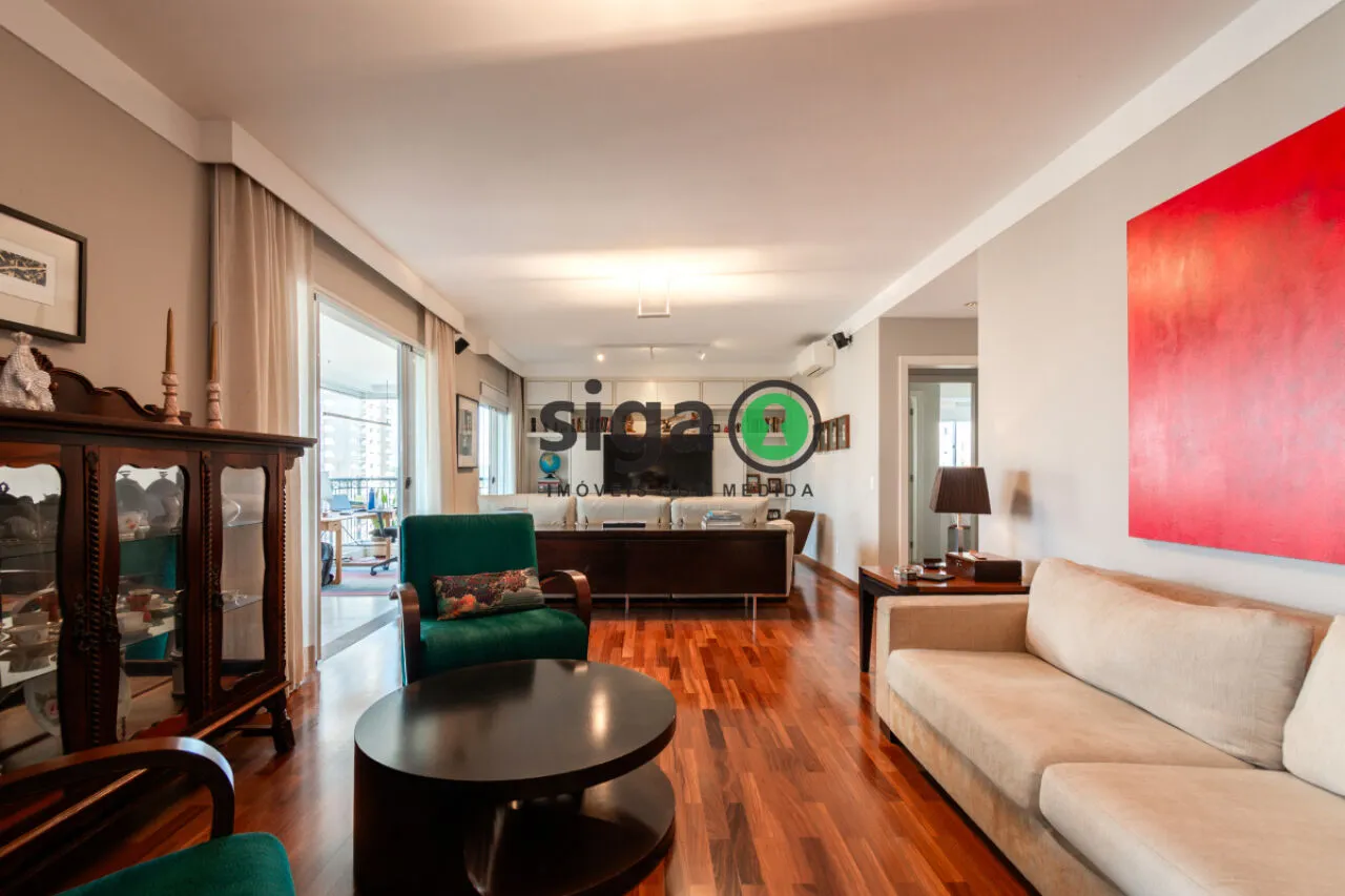 Foto do imóvel Apartamento alto padrão à venda no Brooklin 216 m² 3 suítes varanda gourmet e 4 vagas