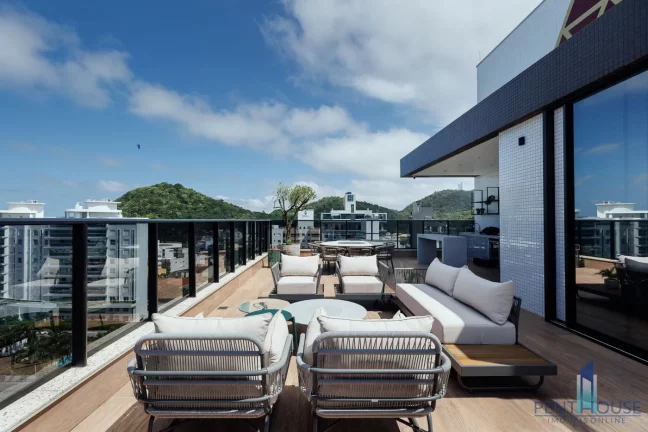 Imagem Cobertura Duplex para Venda em Itajaí, Praia Brava de Itajaí, 4 dormitórios, 4 suítes, 5 banheiros, 4 vagas