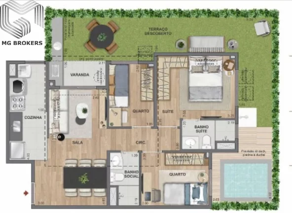 Imagem APARTAMENTO RESIDENCIAL em RIO DE JANEIRO - RJ, CURICICA