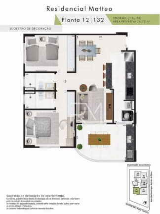 Imagem Apartamento com 2 dormitórios à venda, 72 m por R$ 375.000,00 - Vila Dinópolis - Mongaguá/SP
