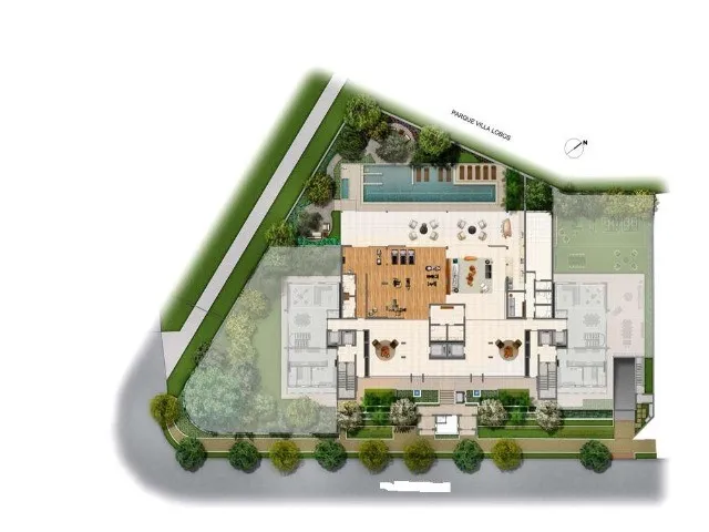 Imagem Venda de apartamento de alto padrão no Alto de Pinheiros em SP - 3 quartos, 3 suítes, 2 salas, 4 banheiros, 3 vagas, 243m² - Edifício Arruda 168.