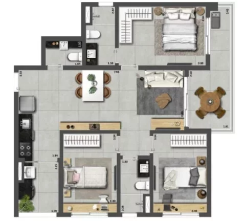 Imagem Apartamento à venda no bairro Moema - São Paulo/SP