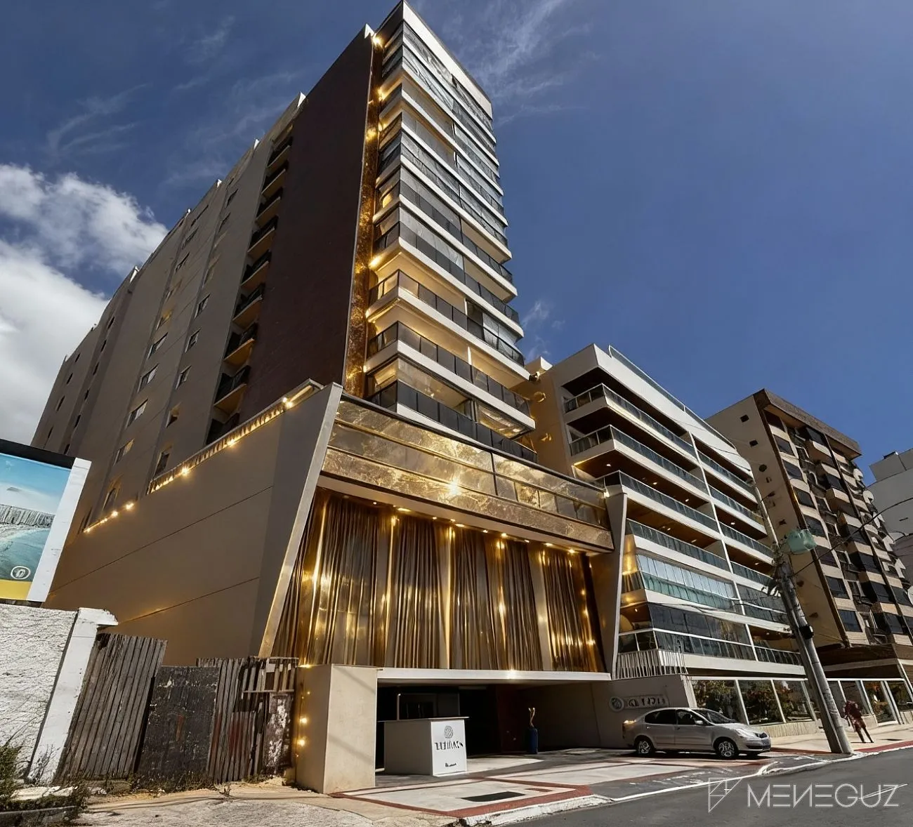 Imagem Apartamento 3 Quartos na Beira Mar da Praia do Morro - Prédio Novo com Lazer na Cobertura