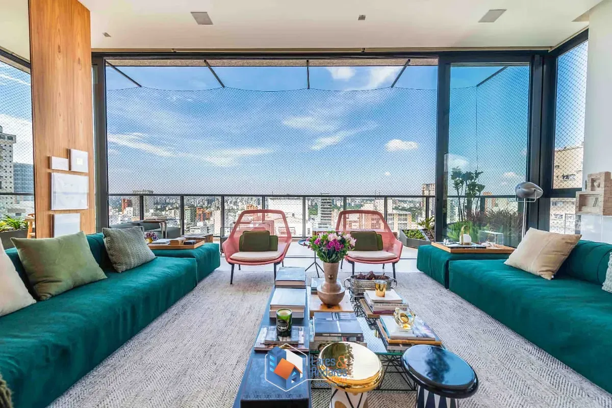 Imagem Cobertura para venda em Jardim Paulista com 5 quartos, sendo 4 suítes, 408m²