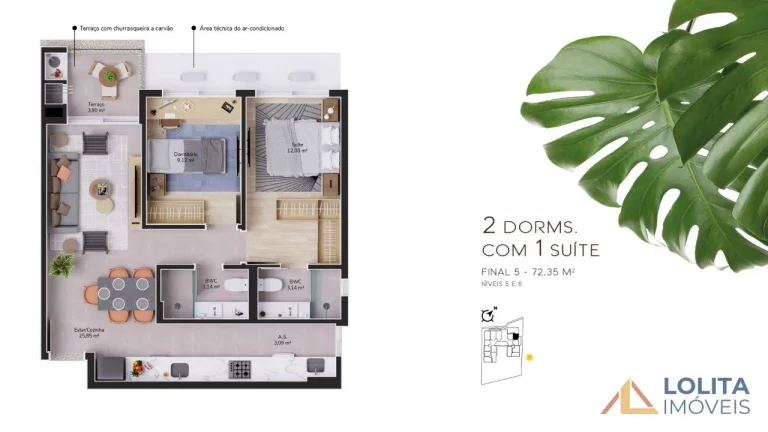 Imagem HOME CACUPÉ: Apartamentos Pronto Pra Morar em Florianópolis/SC