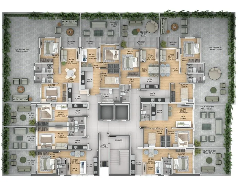 Imagem Apartamento à venda, 42 m² por R$ 479.918,00 - Manaíra - João Pessoa/PB