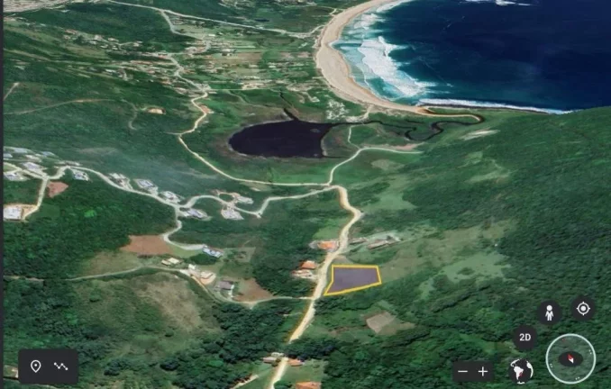 Imagem Terreno à venda na Praia da Silveira, Garopaba-SC: 1.550m² de oportunidade imperdível!