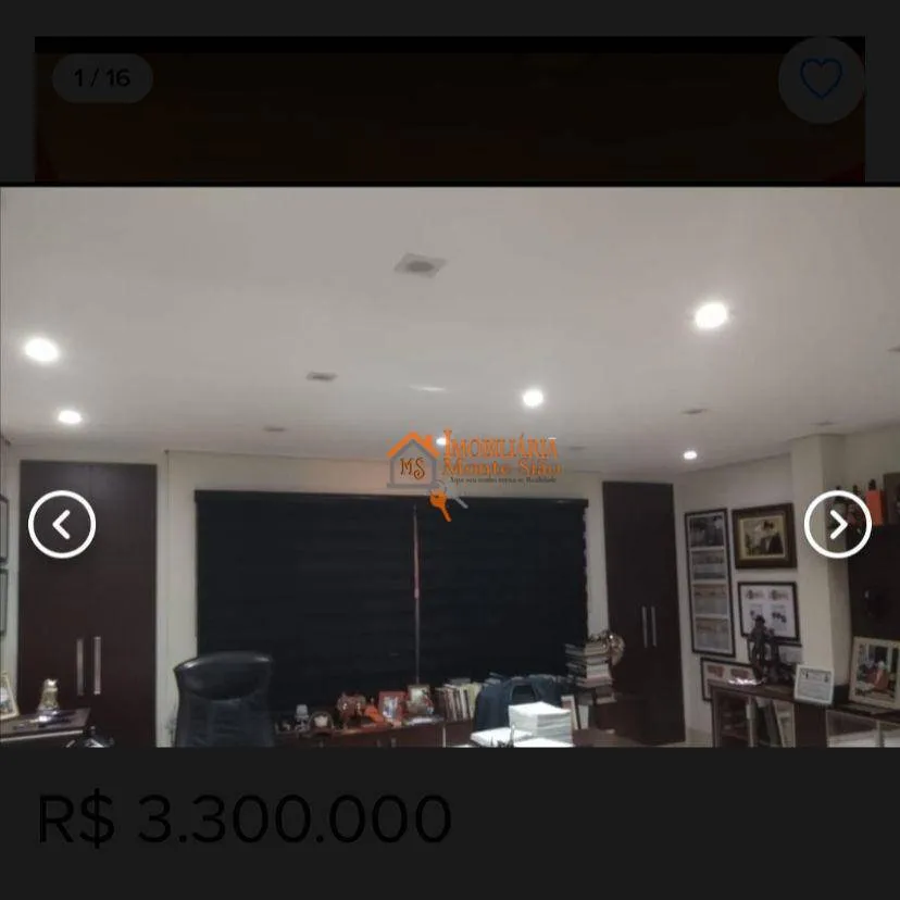 Imagem Sobrado com 7 dormitórios à venda, 450 m² por R$ 3.300.000,00 - Parque Renato Maia - Guarulhos/SP