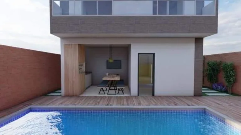 Imagem Sobrado com 3 Quartos à Venda, 176 m² em Caiçara - Praia Grande