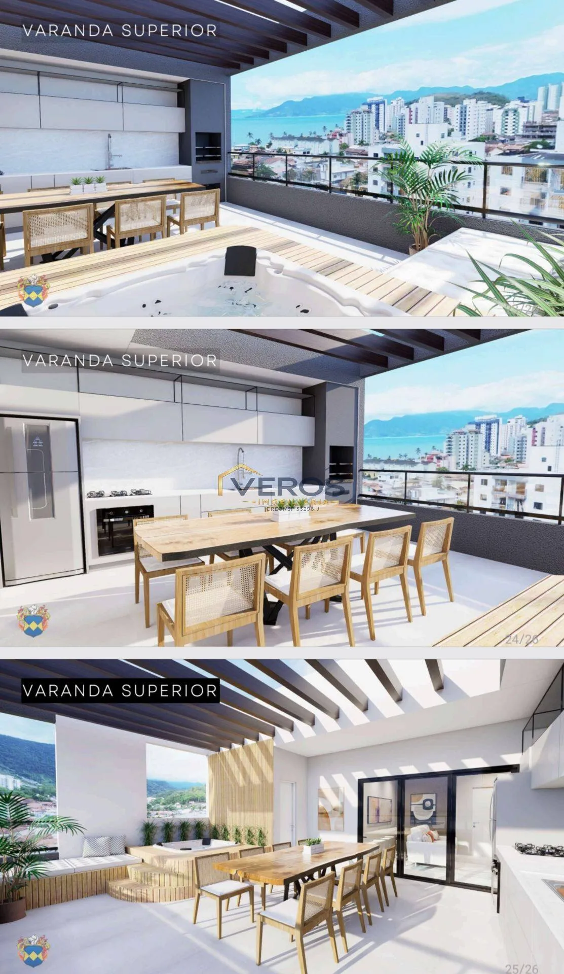 Imagem Apartamento com 2 suítes a 200 metros da praia Martim de Sá - Caraguatatuba