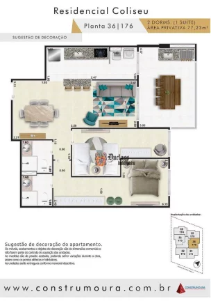 Imagem Apartamento com 2 dormitórios à venda, 77,23 m² a partir de R$ 413.643, - Jardim Praia Grande - Mongaguá/SP