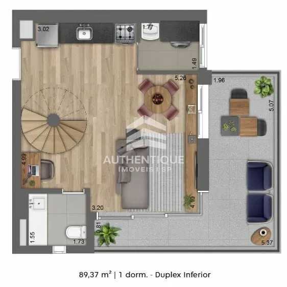 Imagem POD Pinheiros - Apartamento à venda em São Paulo/SP