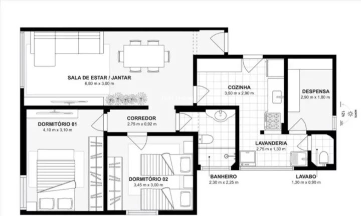 Imagem Apartamento à venda em Moema, São Paulo-SP: 2 quartos, 2 banheiros, 1 vaga de garagem, 80m². Imperdível oportunidade!