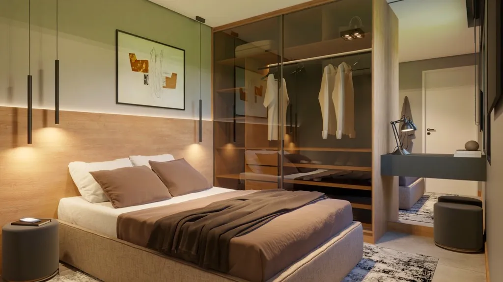 Imagem Apartamento à venda em Santo André-SP na Vila Curuçá: 2 quartos, 1 banheiro, 1 vaga de garagem, 57,13m² - Condomínio Tekoá.