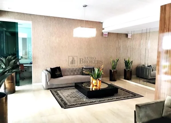 Imagem Apartamento mobiliado e equipado com 3 suítes e vista mar