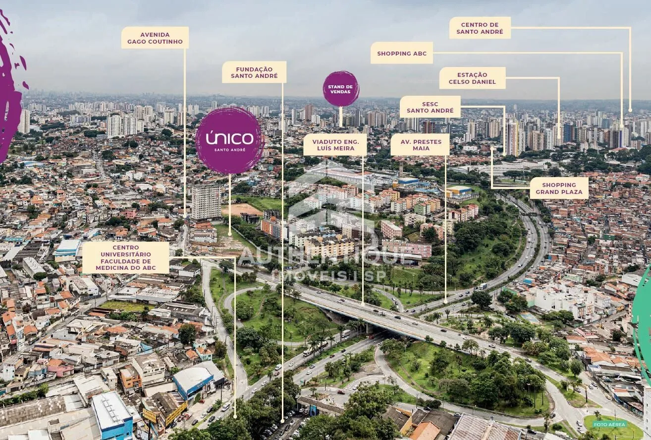 Imagem UNICO SANTO ANDRE - Apartamento à venda no bairro Santa Maria - Santo André/SP
