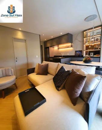 Imagem Apartamento Mobiliado à Venda Em Pinheiros Com 1 Suíte e 2 Vagas