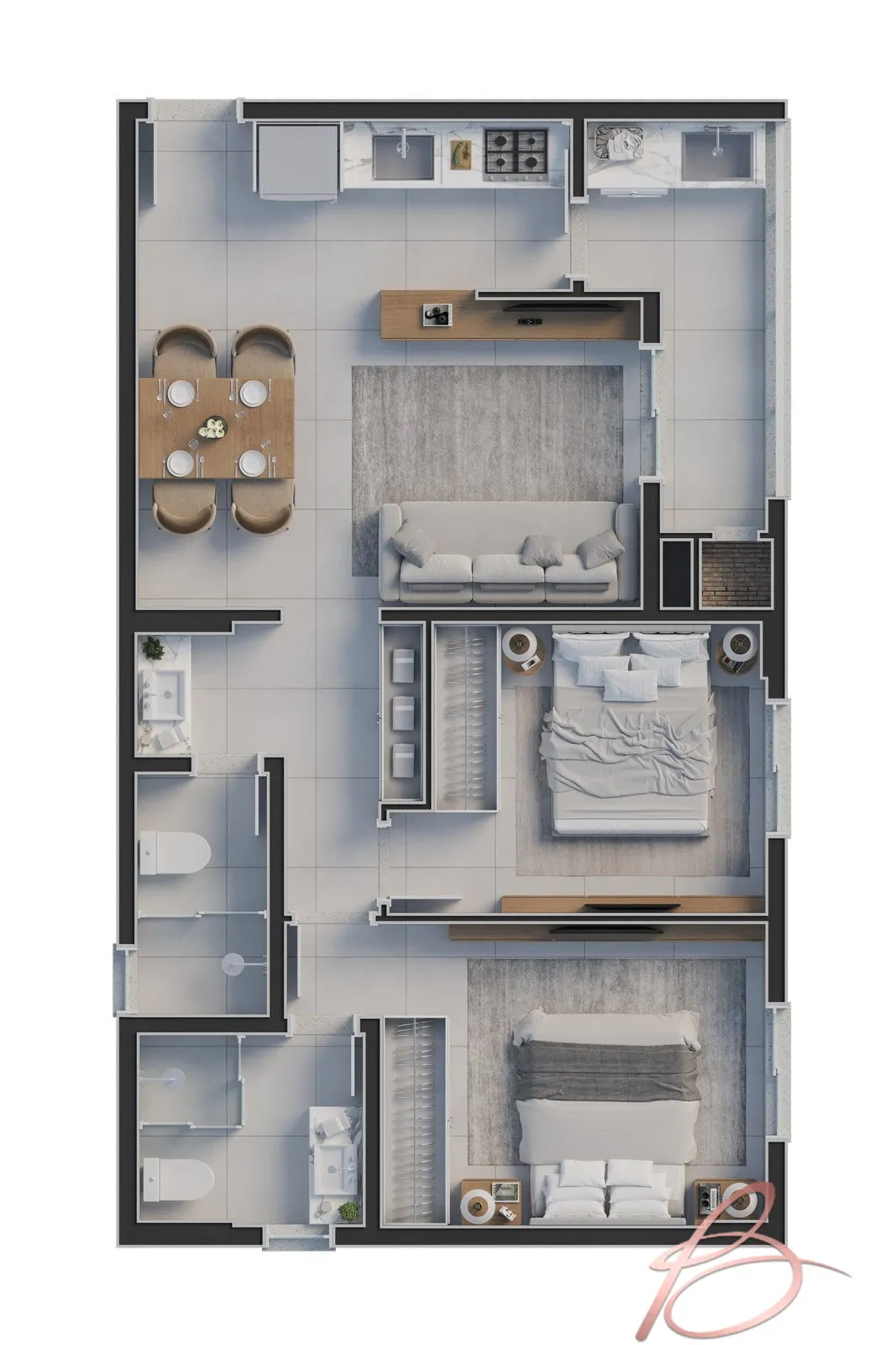 Imagem Apartamento Alto Padrão em Praia Brava de Itajaí, Itajaí/SC