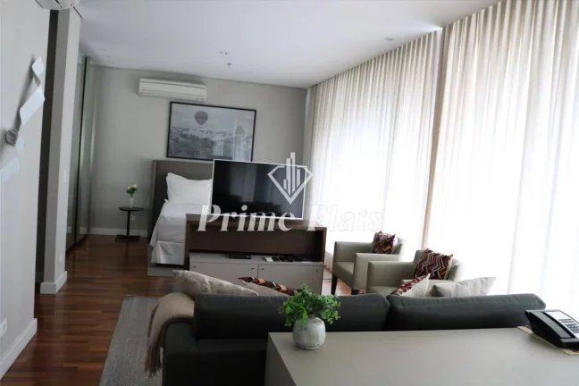 Imagem Flat disponível para locação no FL Residence, com 62m², 1 dormitório e 1 vaga de garagem