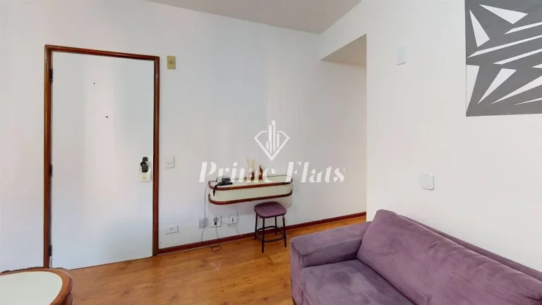 Imagem Flat disponível para locação no The Plazza Residence Flat no Jardim Paulista, com 40m², 1 dormitório e 1 vaga de garagem