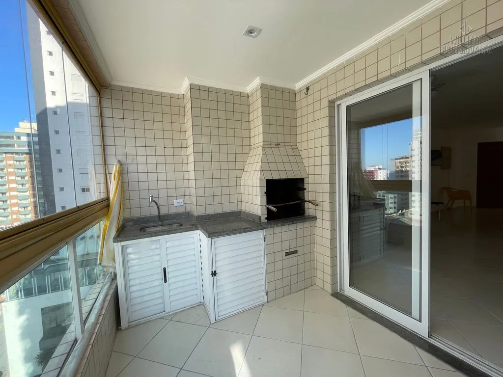 Imagem Apto Tupi, 100m², 3 Dorm, 1 Suíte, Vista Mar e Churrasqueira Privativa